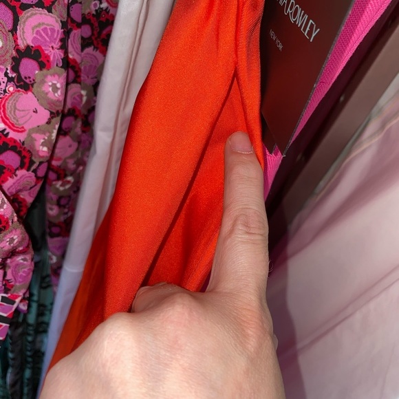 C Cynthia Rowley Isla Scoop‎ Neck Silk Dress - Picture 4 of 12